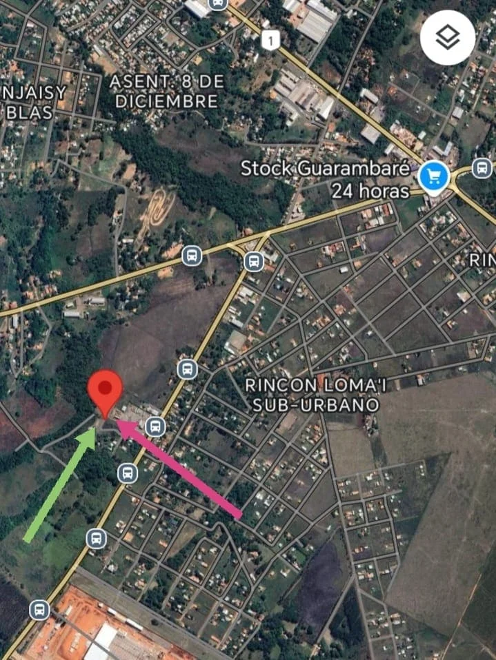 VENDO 3 TERRENOS JUNTOS 1350 M2 - EN VILLETA A 100 MTS DE LA RUTA A NUEVA ITALIA